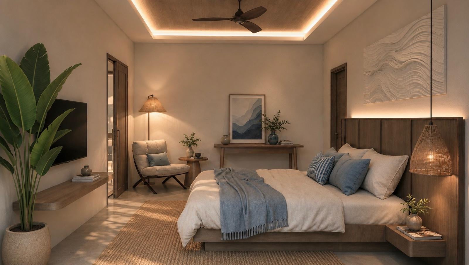 Sivana Hills master bedroom interior