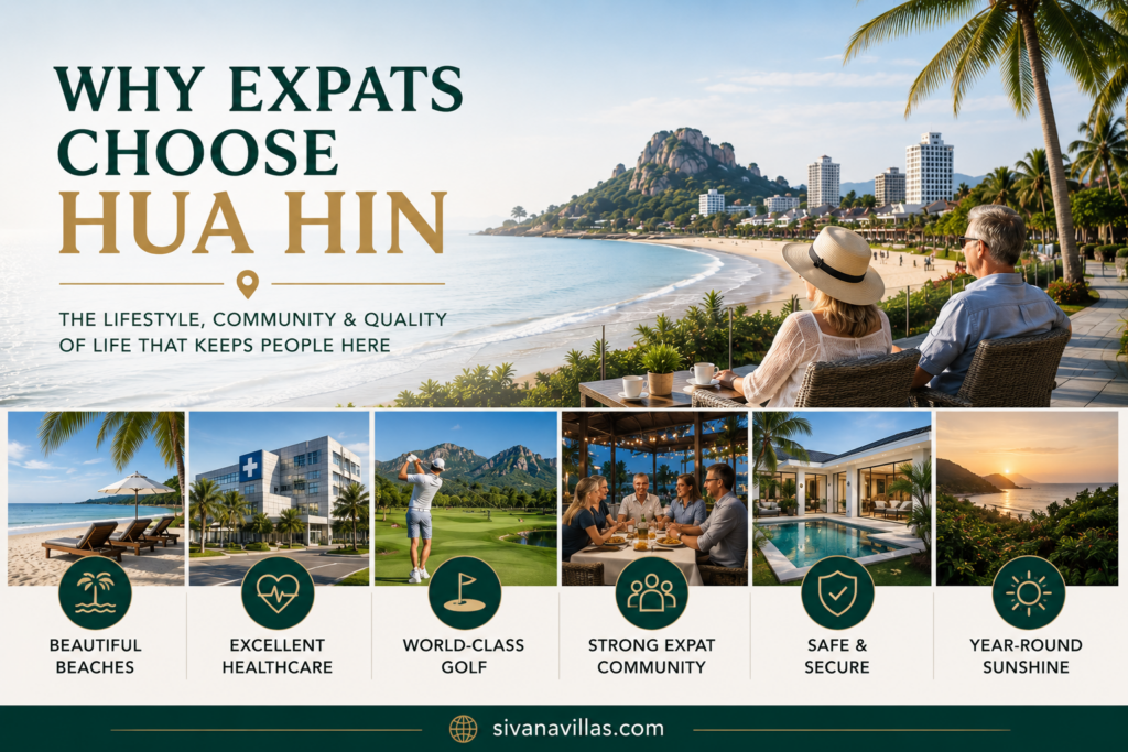 Why Expats Choose Hua Hin | The Lifestyle, Community & Benefits Explained. Sivana Villas