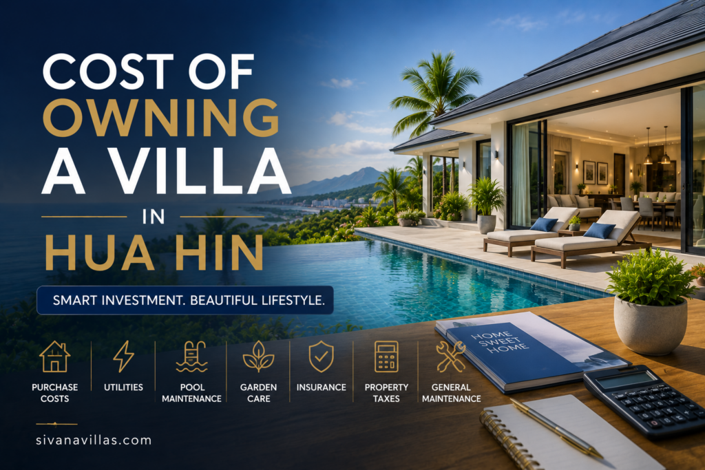 Cost of Owning a Villa in Hua Hin | Villa Ownership Costs Explained. Sivana Villas
