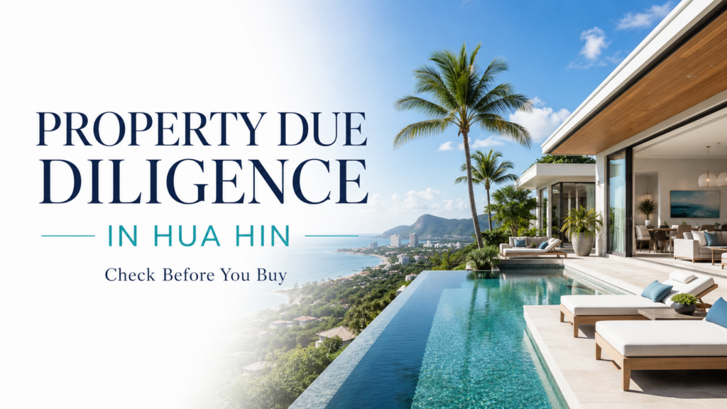 Property Due Diligence in Hua Hin | Villa Buying Checklist.Sivana villas