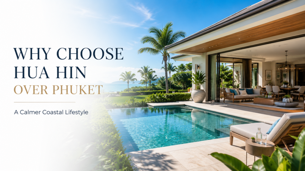 Why Choose Hua Hin Over Phuket? | Hua Hin Property Buyer Guide.Sivana villas