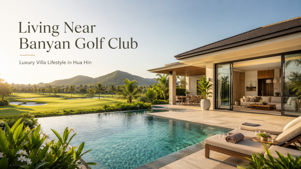 Living Near Banyan Golf Club Hua Hin | Golf Villa Area Guide.Sivana villas.