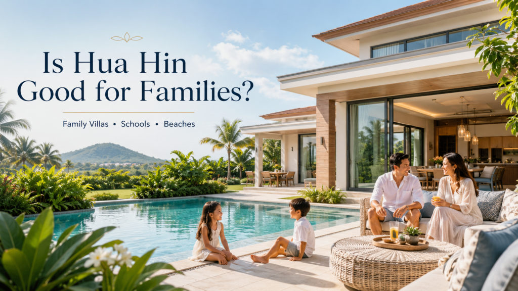 Is Hua Hin Good for Families? | Family Living & Villa Guide.Sivana villas.